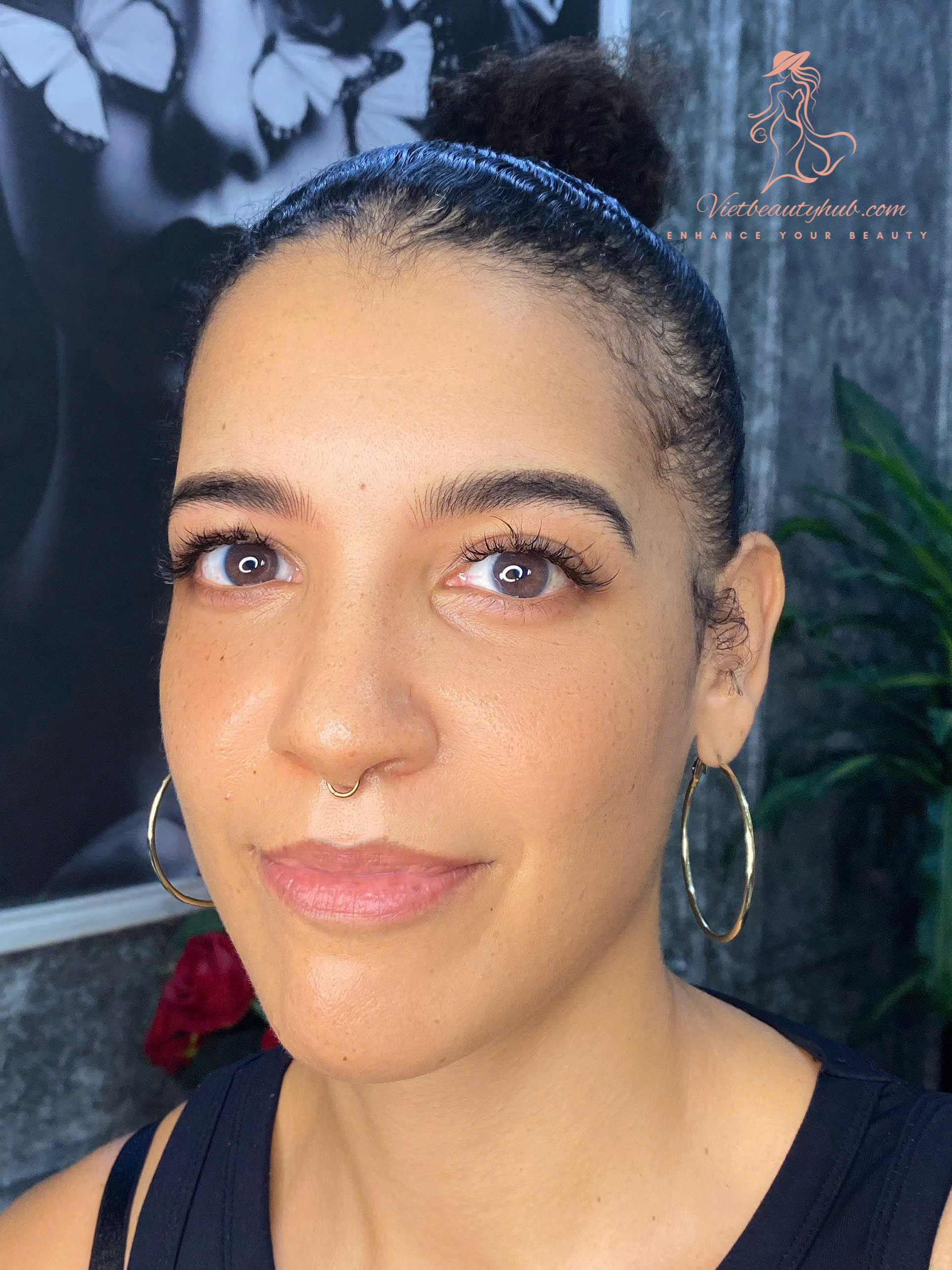 Eyebrow Tattoo in Hanoi: Selina’s Mix Hair Strokes & Ombre Shading Story